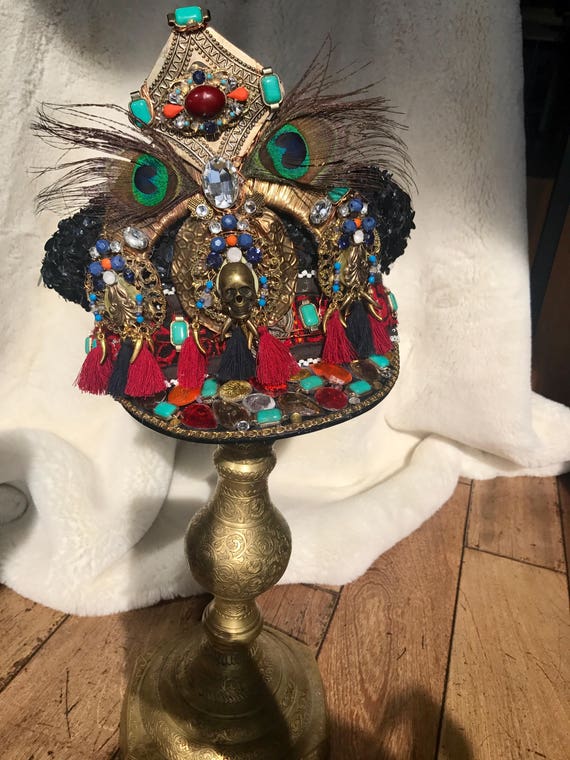 Tribal Sequin Bling Embellished LED Festival Burning Man  display picture 2