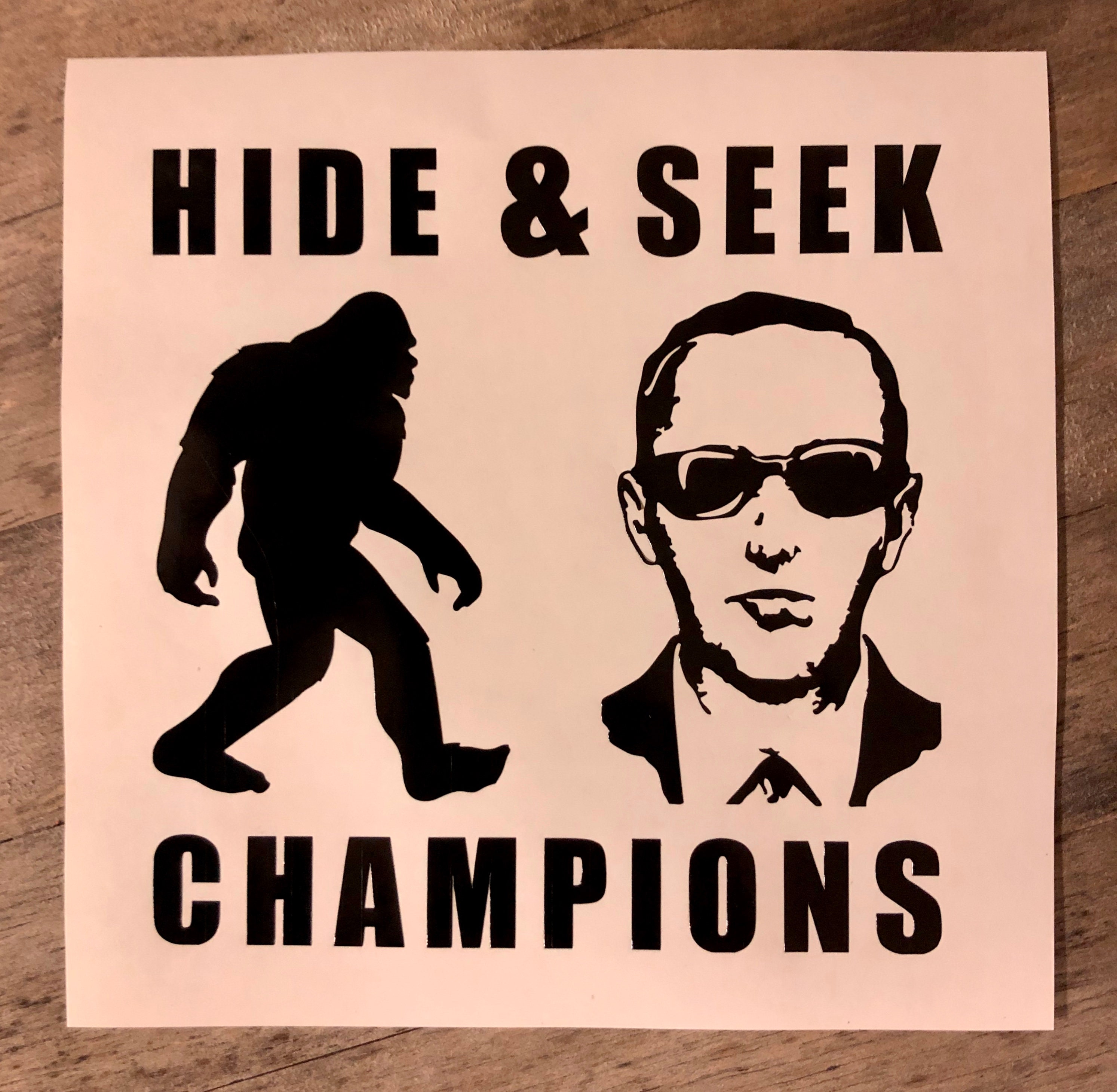 Bigfoot Vs D B Cooper Decal 5in Etsy Bigfoot Vs D B Cooper Decal 5in Etsy