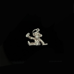 Monkey Charm - Chimpanzee Charm, Silver