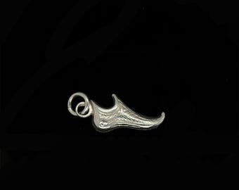 Dutch Shoe Charm, Silver