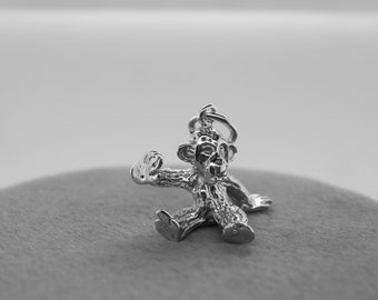 Sterling Silver Monkey Charm