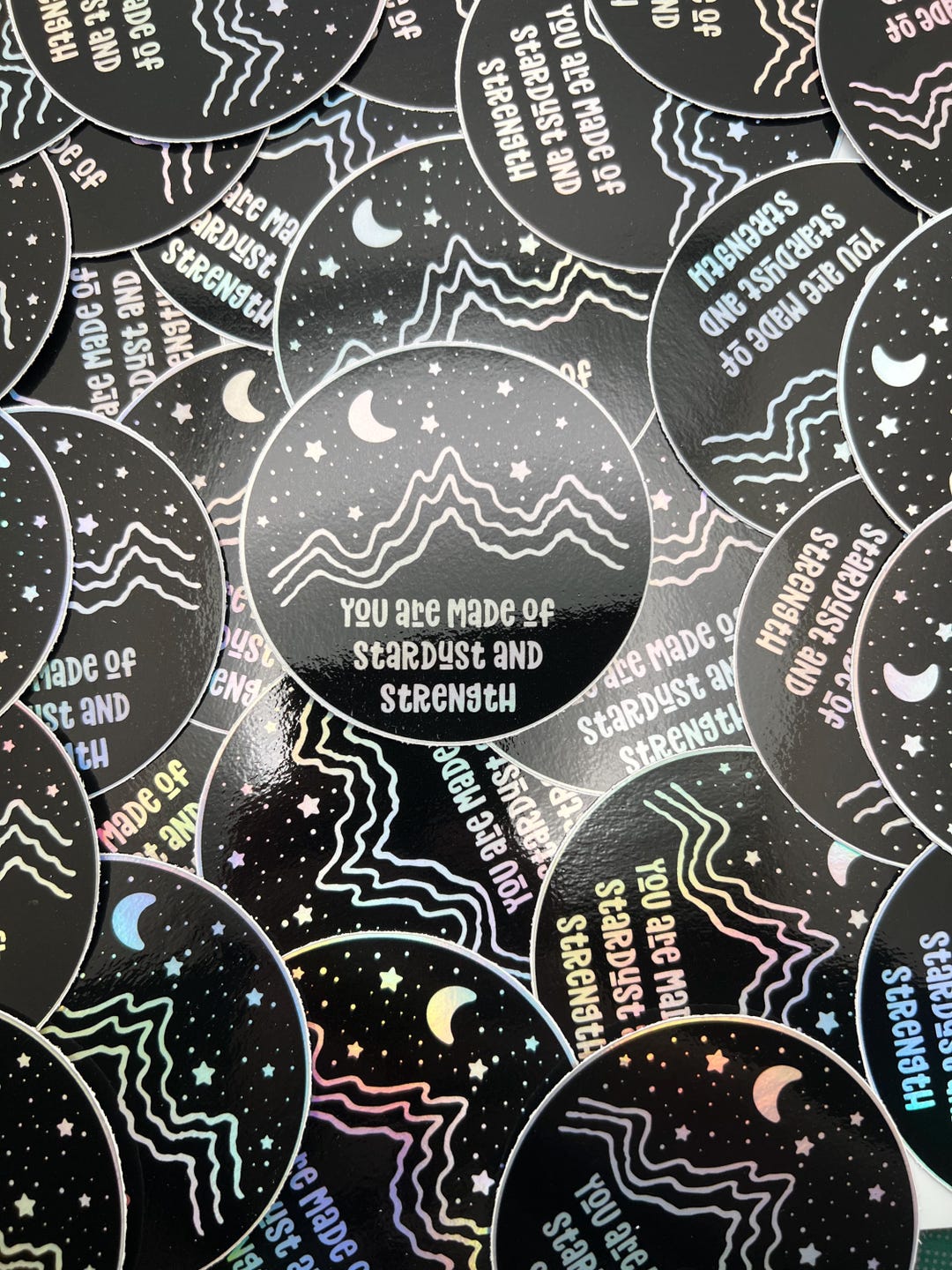Stardust Sticker Format Holographic Stardust Sticker - Etsy