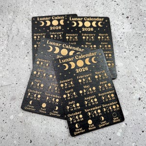 2026 Pocket Lunar Calendar