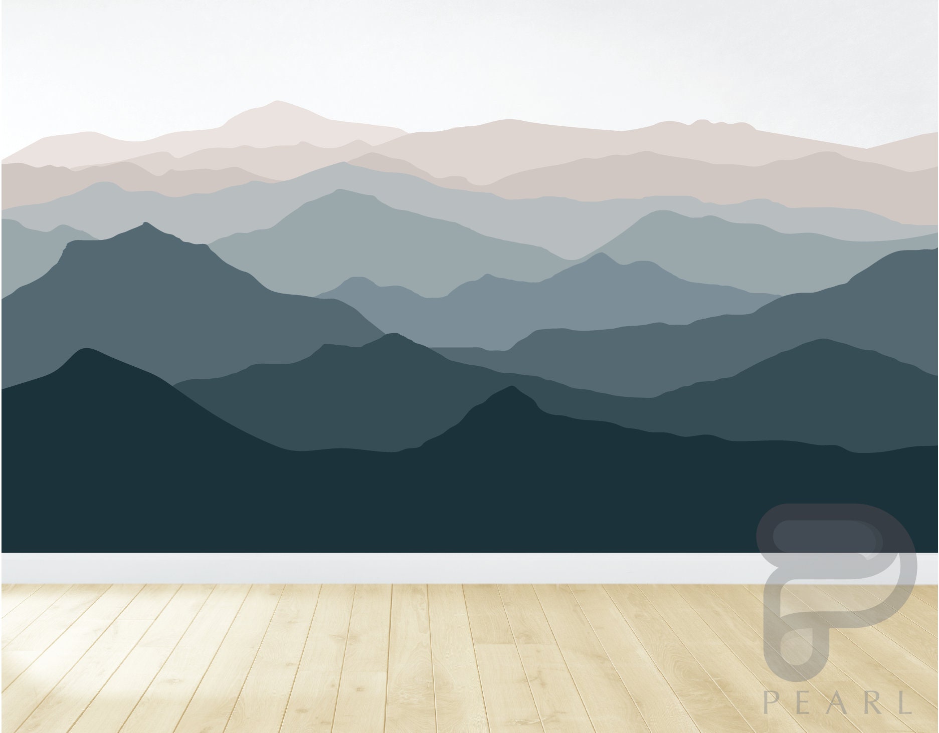 Mountain nursery hotsell wall decal