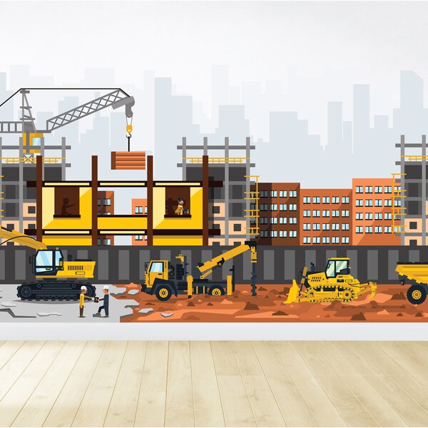 Construction Decal Etsy