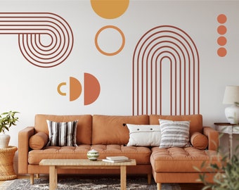 Arch Wall Decal / Boho Wall Decor / Abstract Wall Sticker / Boho Wall Art / Geometric Wall Art / Abstract Wall Art / Wall Decals