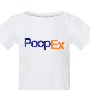 PoopEx Funny Baby Bodysuit Breastfeeding Baby Funny Baby Clothes Funny Unisex Baby ShirT Baby shower gift