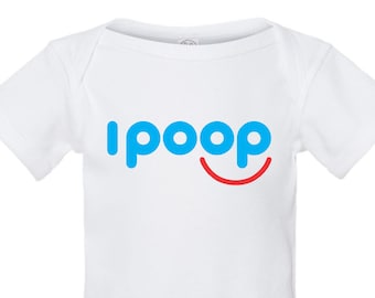 I poop Funny Baby Bodysuit Breastfeeding Baby Funny Baby Clothes Funny Unisex Baby ShirT Baby shower gift