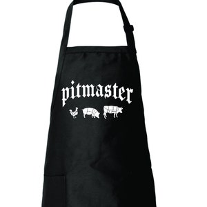 Pitmaster BBQ Apron Funny Grill Father&#39;s Day Gift
