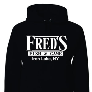 Fred&#39;s Fish and Game New Blood Unisex Sweatshirt Hoodie hooded
