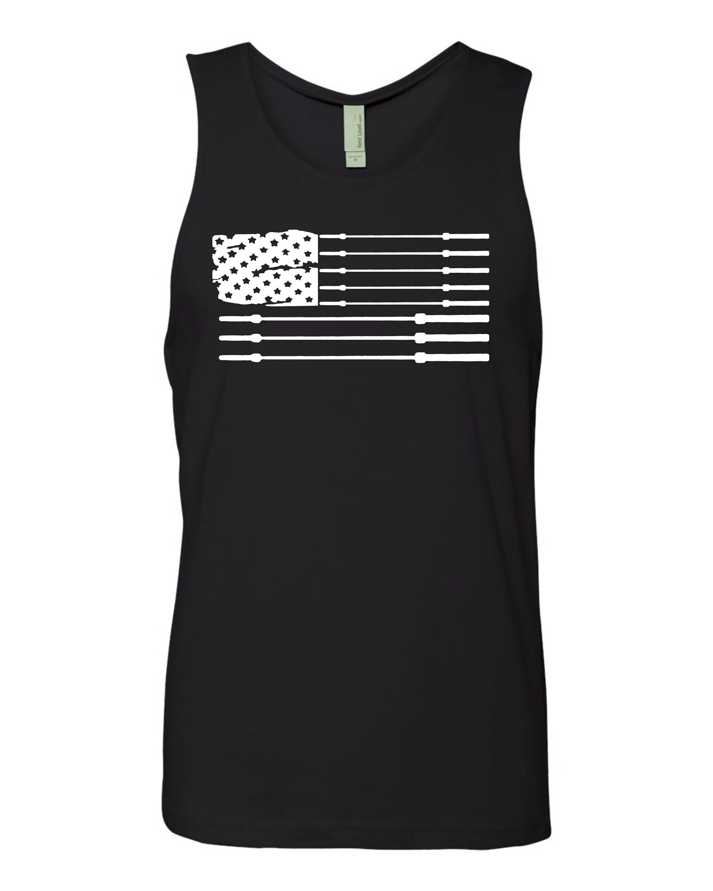 barbell flag shirt