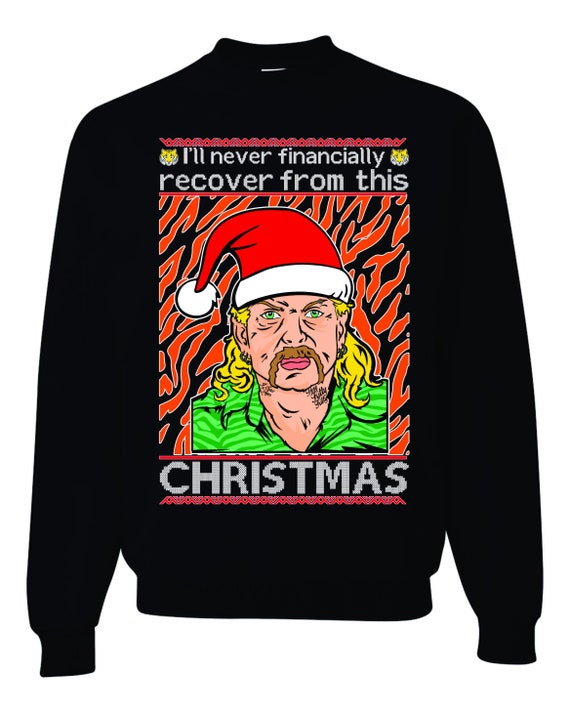Ugly Christmas Sweater Tiger King 