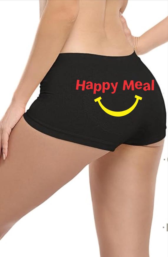 Happy Meal Funny Panties – Sexy Women's Underwear, Bachelorette Gift,  Bridal Shower Lingerie, Gag Gift for Her, Cute & Naughty Panties
