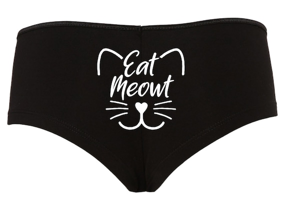 Sexy Panties, Eat Meowt, Funny Cute & Sexy Lingerie, Women's