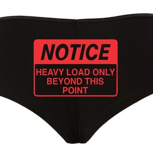 Sexy Panties, Oversize Load Only , Funny Cute & Sexy Lingerie