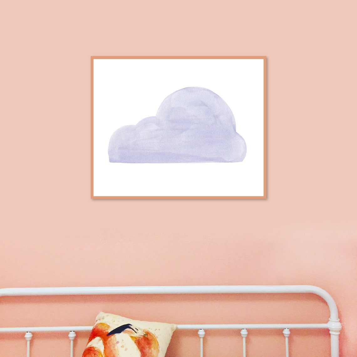 Cloud Nursery Printable Cloud Painting Cloud Print | Etsy