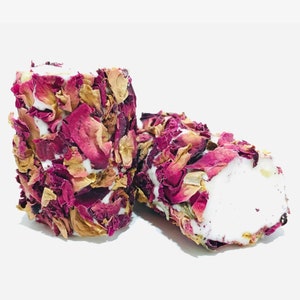 Nougat Araysseh With Rose Flakes - Pistachios - Rose Flakes