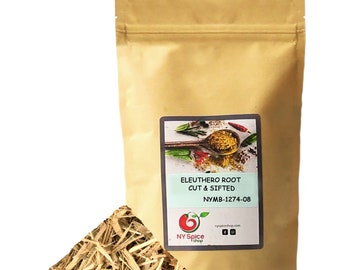 Eleuthero Root - Cut & Sifted - Eleuthero coccus ebulus | Chinese Medicine | Siberian Ginseng |