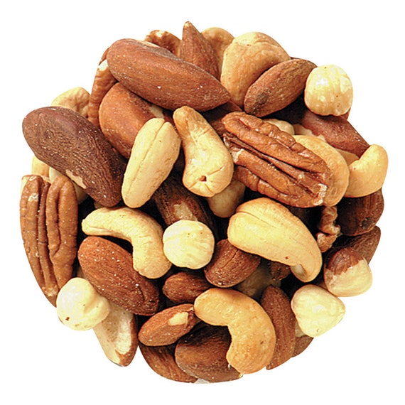 Mix Nuts Unsalted Mixed Trail Mix Kosher Roasted Almonds Raw