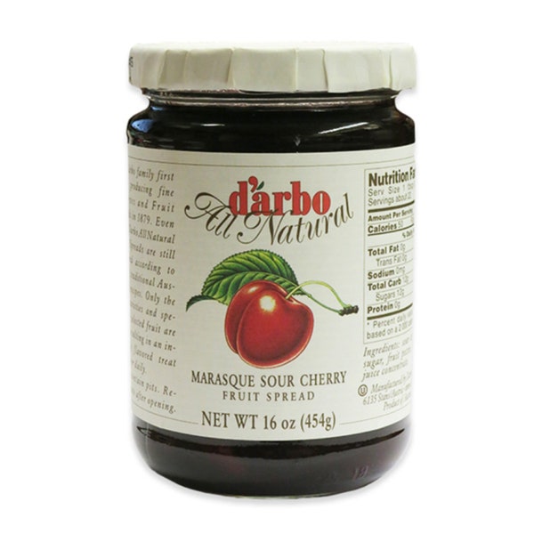 Marasque Sour Cherry (Marasque Sour Cherry Fruit Spread) - 16Oz - Premium Quality Sour Cherry