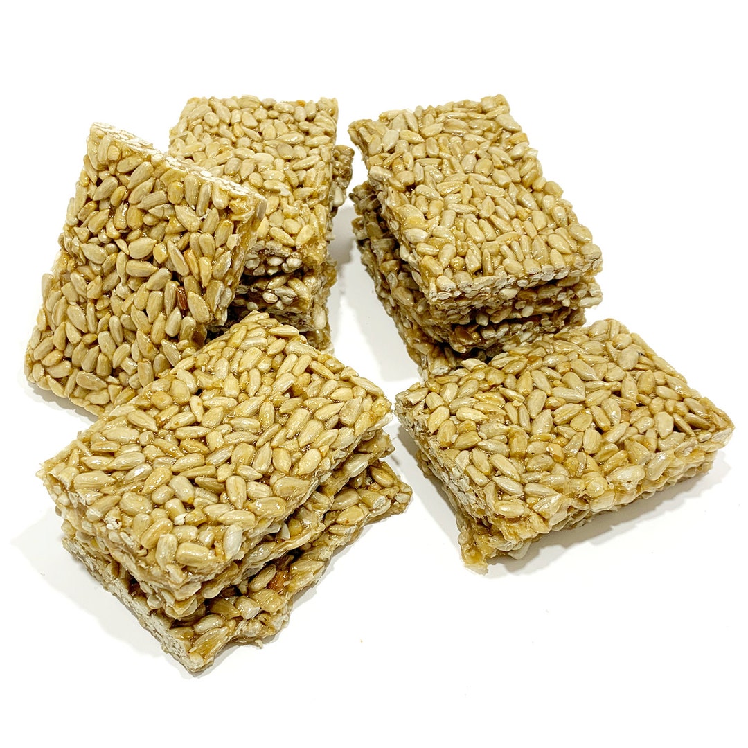 Sunflower Seed Crunch Bars Roasted Nut Crunch Bar Sweet & Salty Energy