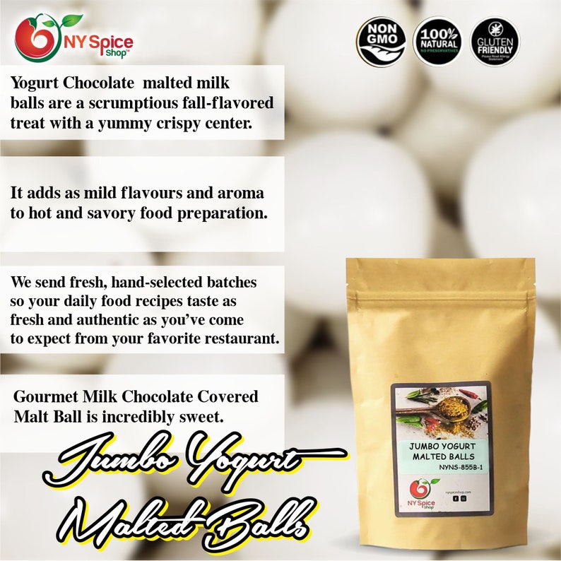 Jumbo Yogurt Malted Balls Milk Balls Creamy Yogurt Candy Etsy