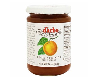 Rose Apricot Jam ( Rose Apricot Fruit Spread) - 16 Oz Premium Quality Apricot