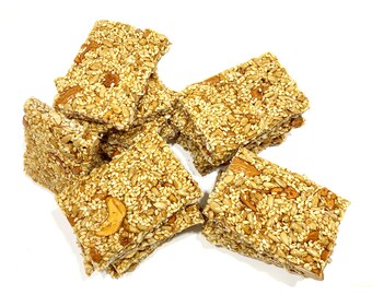 Honey Nut & Seed Crunch Brittle - Snack - Crunchy Snacks - Gift - Crunch Bar