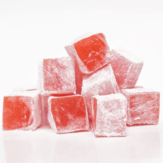 Turkish Delight Rose Flavor Turkish Candy Rose Delight Premium Quality  Turkish Sweets -  Canada