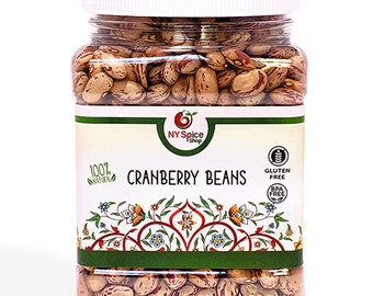 Cranberry Beans - Fresh Borlotti Beans - Protein & Fiber, Heart Healthy Fresh Cranberry Beans in Bag – Dried Borlotti Beans