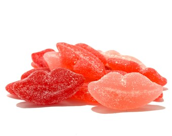 Sour Pucker Lips - Sour Gummy Candy Pucker Lips, Gummy Sour, Gummy Candies -  Gluten-Free