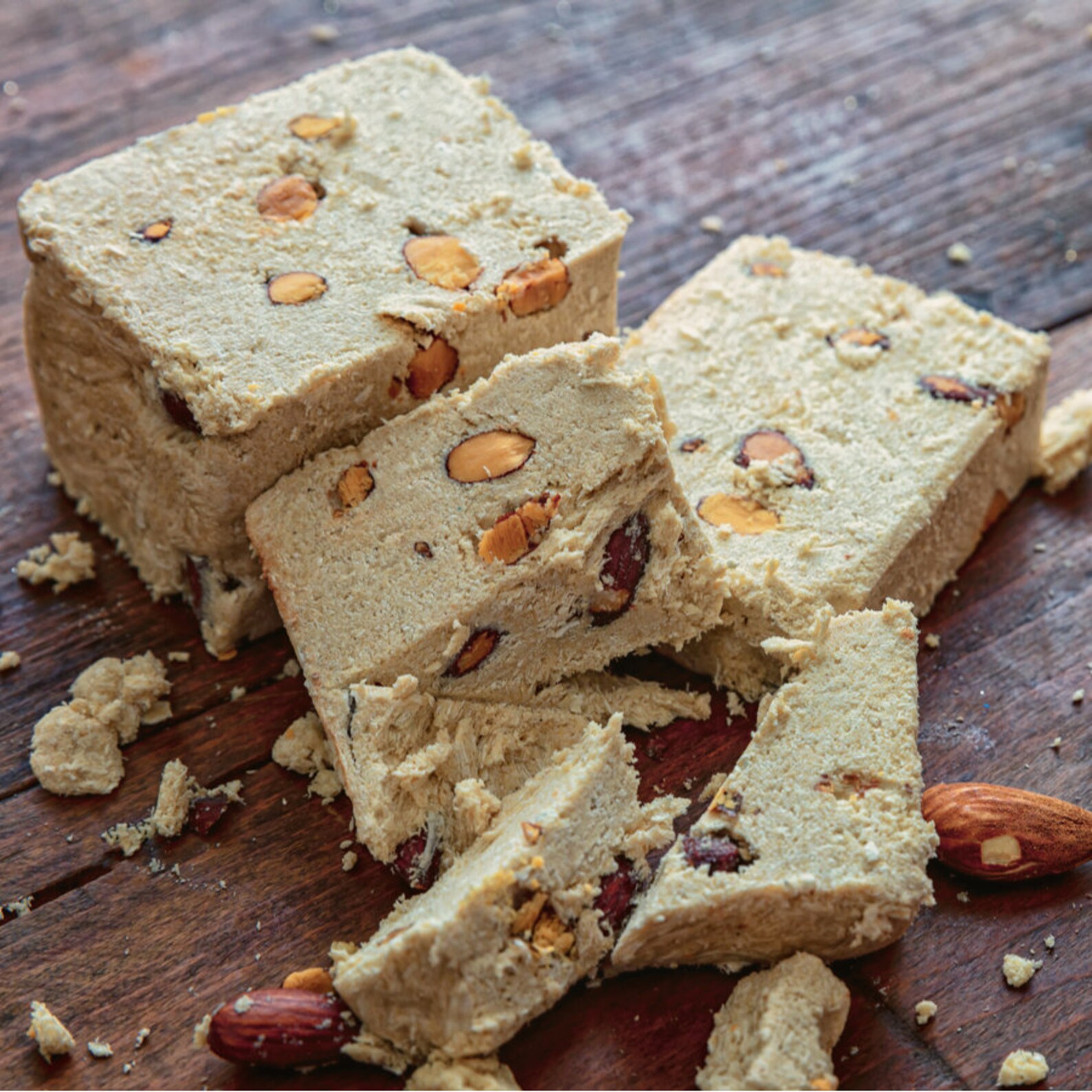 Tahini Halva Mixed Nuts Mix Nut Halva Fresh Tahini Halva Etsy