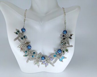 Crystal Dragonfly Necklace