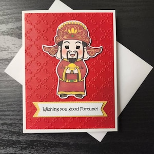 Wishing you good fortune card. Lunar New Year card. Chinese New year card. 2024 CNY card. 2024 Lunar New Year card. Vietnamese new year card