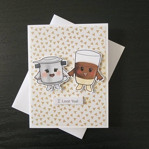 Coffee I love you card. Cafe sua da card. I love you card. Vietnamese I love you card. Coffee anniversary. Coffee love card. Viet love card. image 10