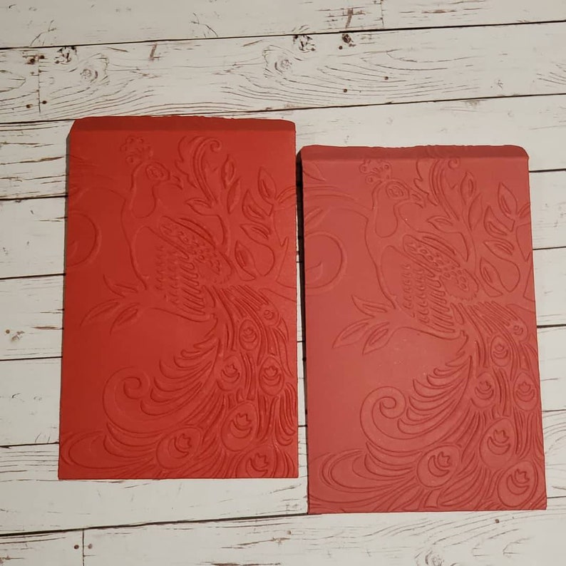 Lunar new year red envelope Set of 6 chinese new year red envelope. Phoenix red envelopes