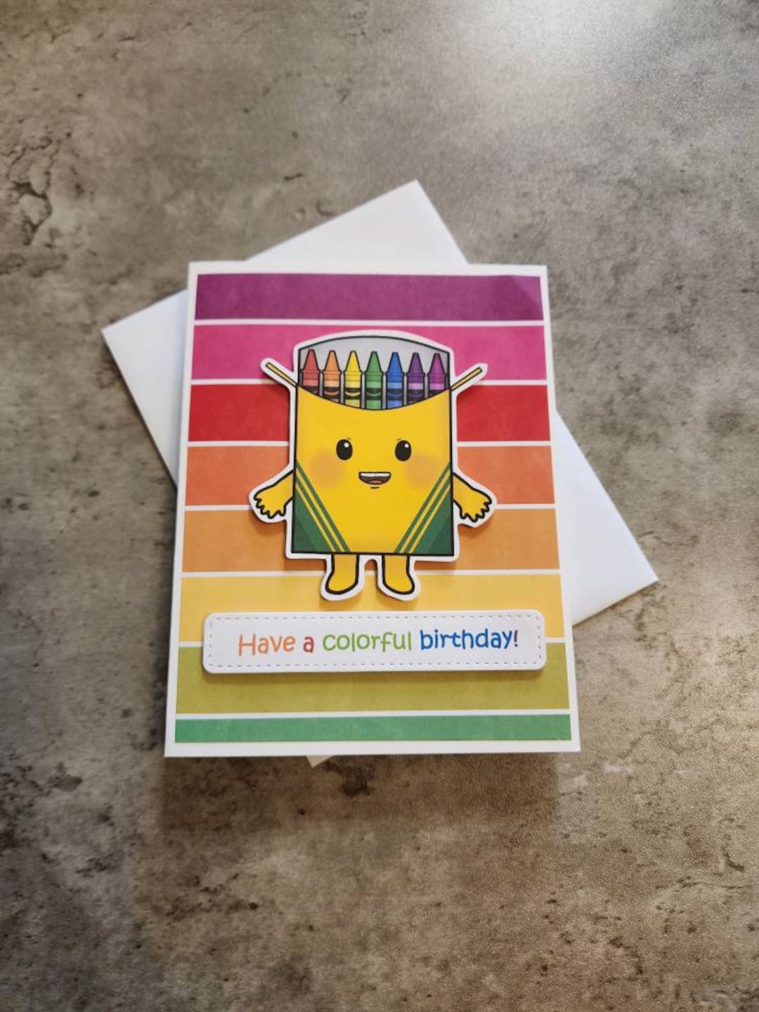 Have a Colorful Birthday Crayon Box Birthday Card. Crayons Birthday