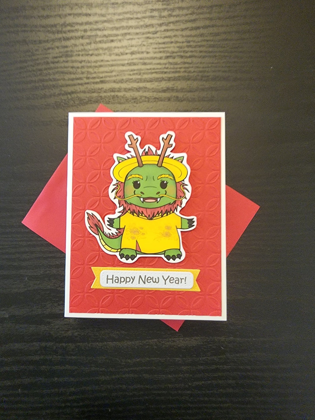 Year of the Dragon Card. Chinese New Year Card . Lunar New Etsy