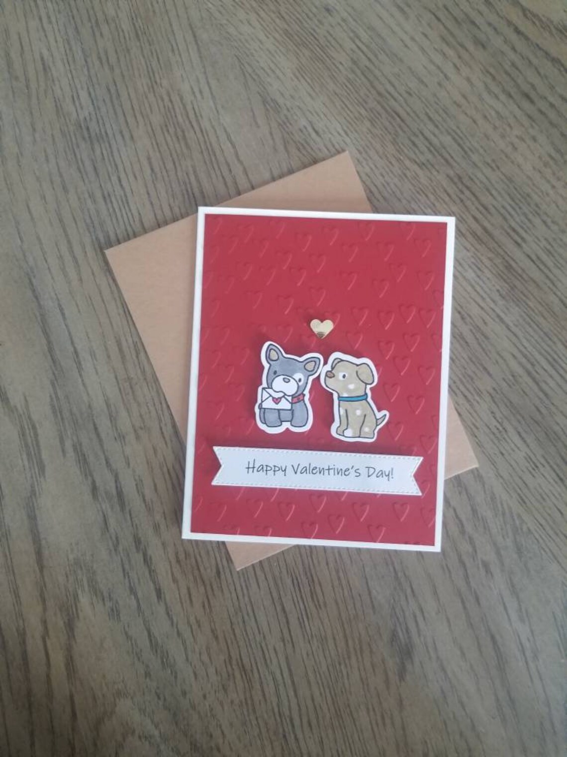 Gift card Happy Valentine's day card. Dog valentine's day cards. | Etsy