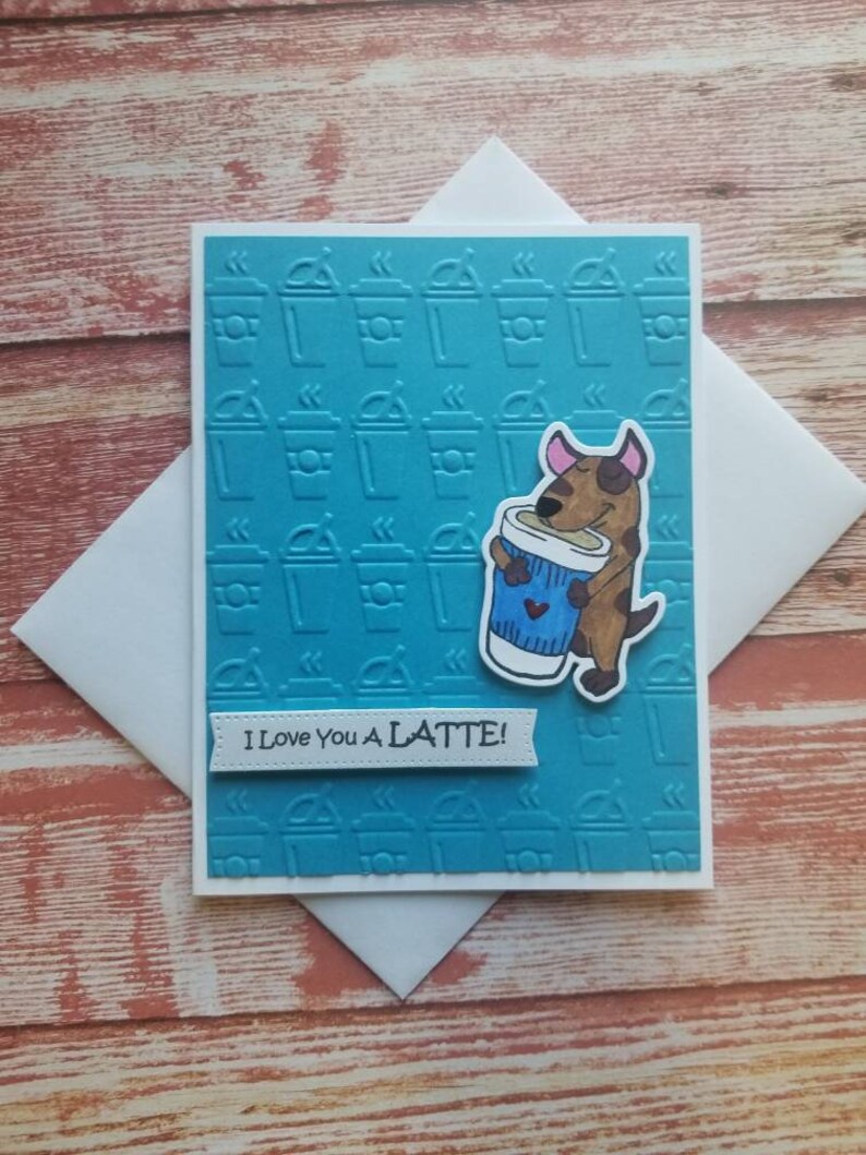 I love you a Latte Card for latte lover. I love you a latte card. image 10