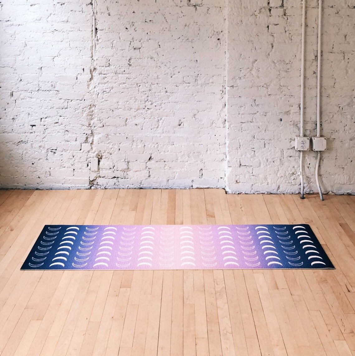 Crescent Moon Yoga Mat by Wildmagic 6mm Ecofriendly Etsy