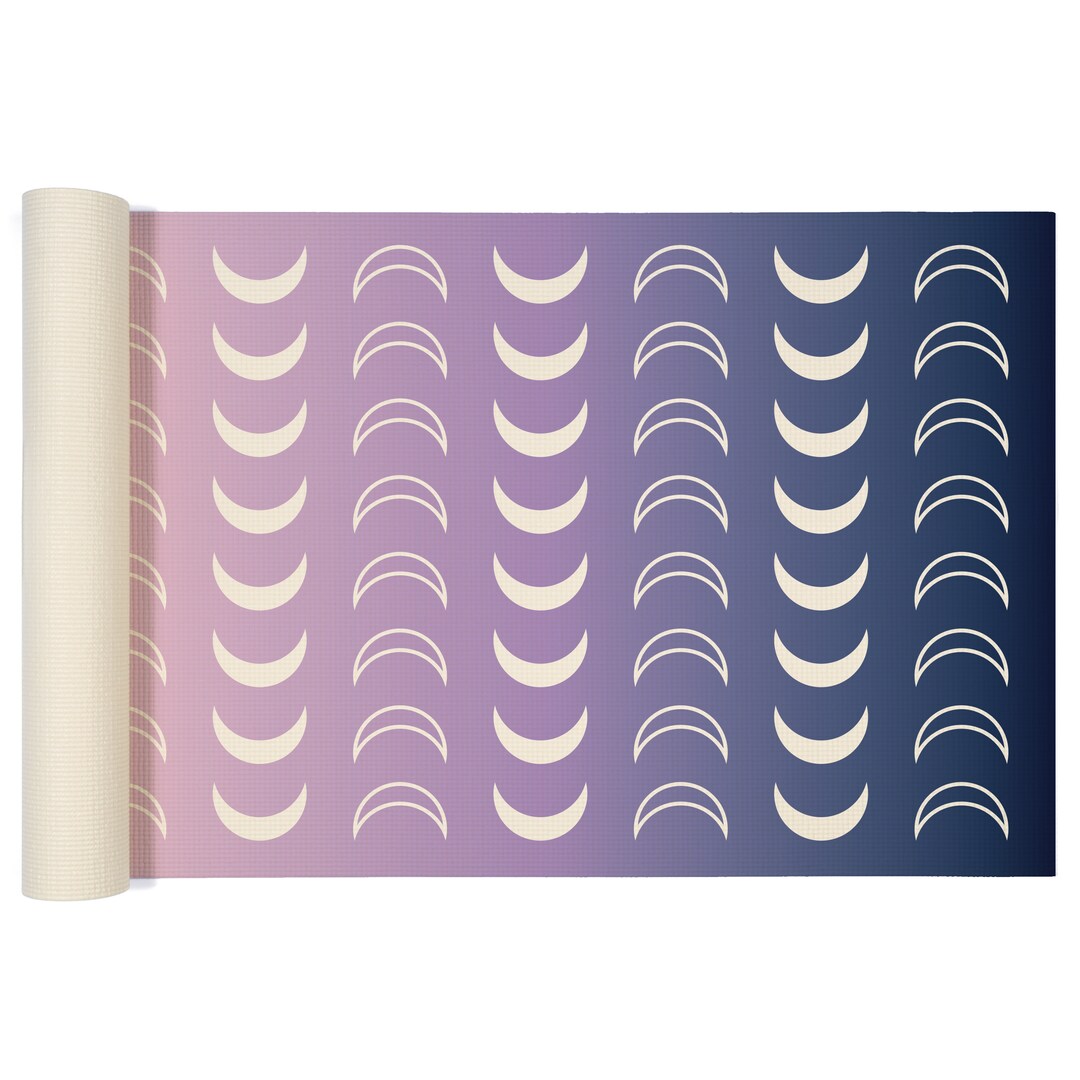 Crescent Moon Yoga Mat by Wildmagic 6mm Ecofriendly Etsy