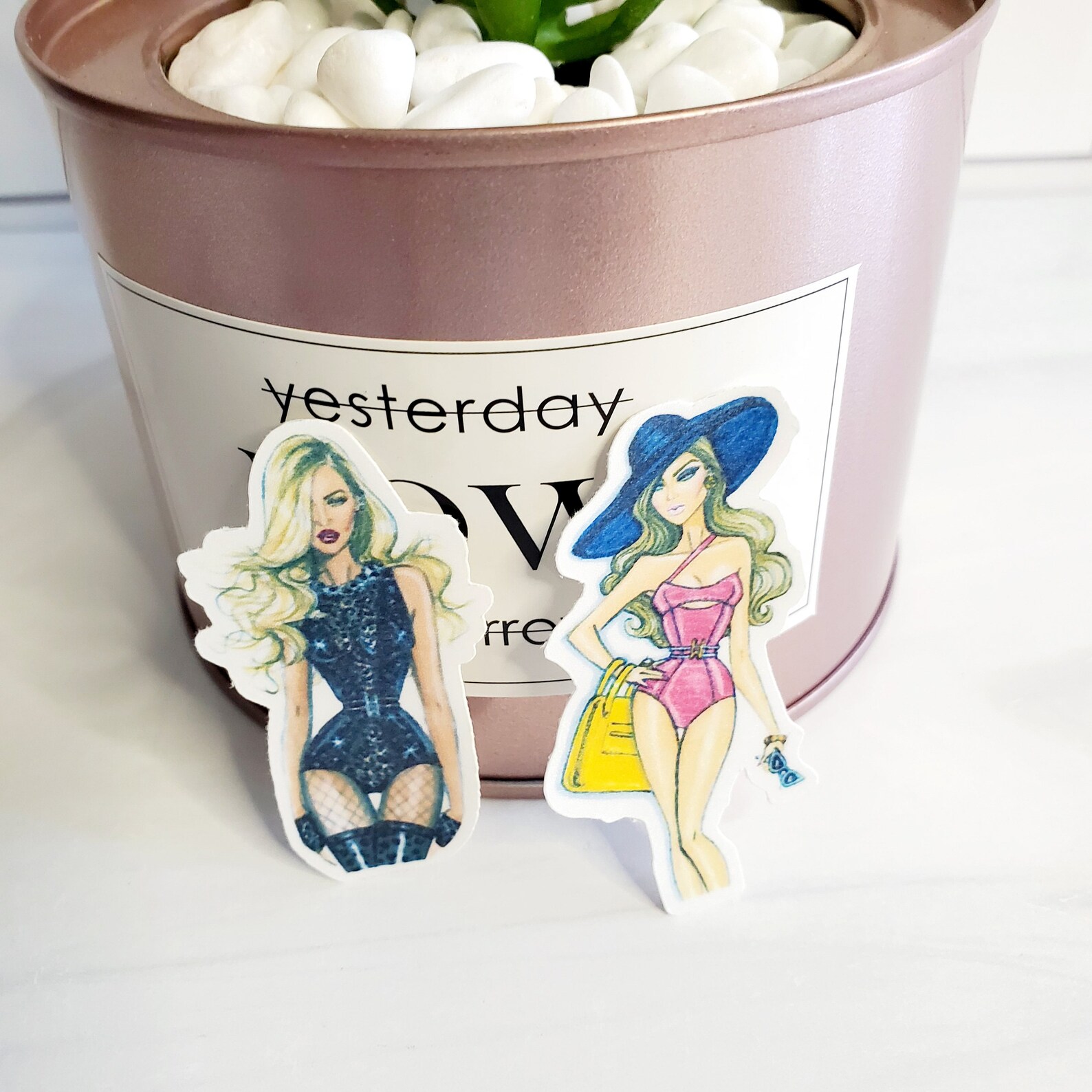 Fashion Girls Sticker Set Journal Stickers Etsy