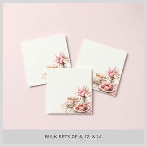 Afternoon Tea Floral 3M Post-it Notes | 3x3 Sticky Note Pad