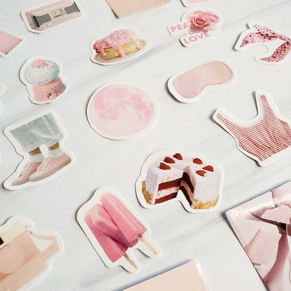 46 PC Sticker Pack | Pretty in Pink  |