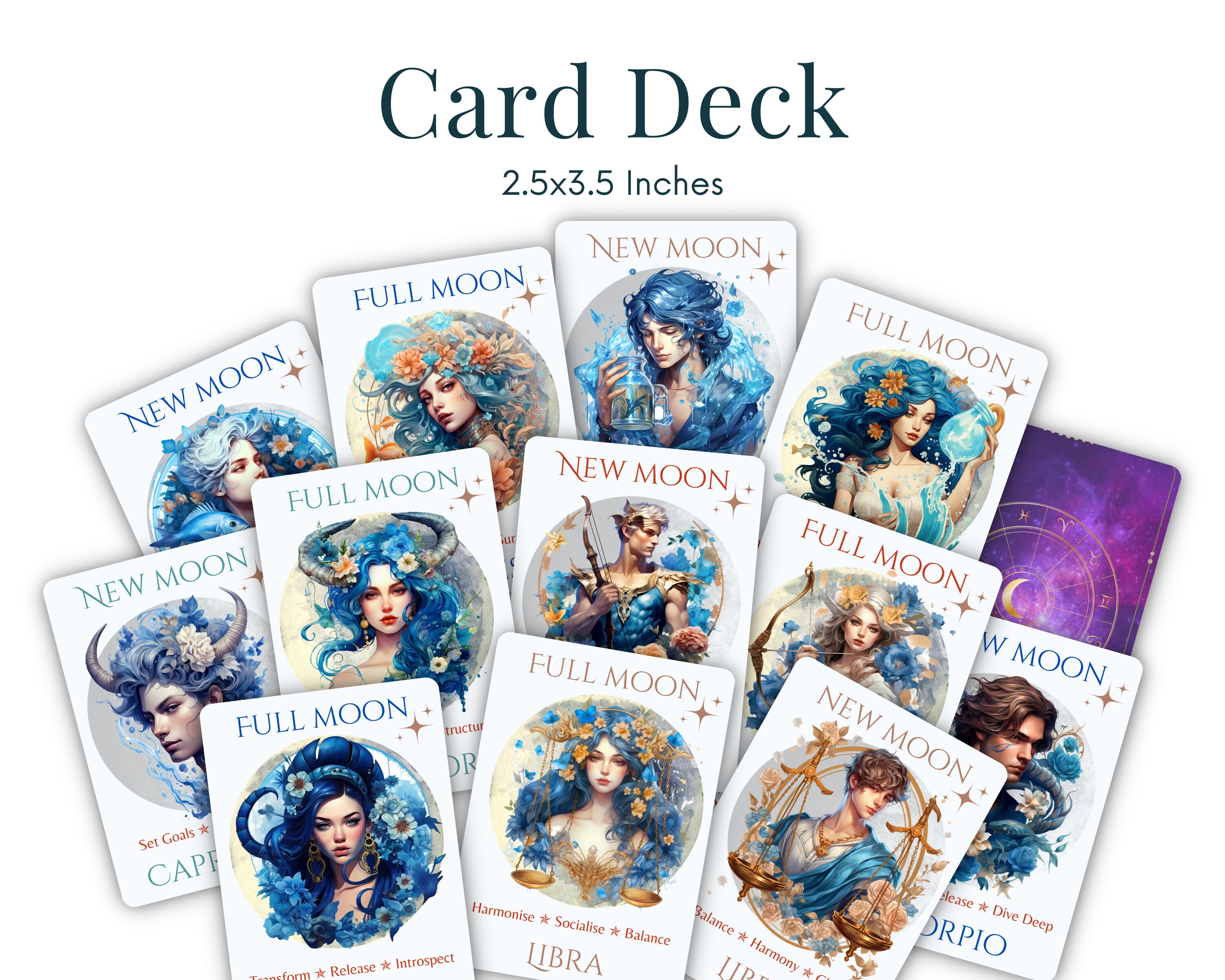 The Meloni Moon Oracle Deck Your Cosmic Compass To Intuitive Wisdom - 1slk157