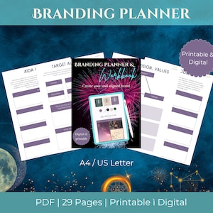 Comprehensive Branding Workbook - Elevate Your Brand,  DIY Branding Kit, Branding Strategy For Small Businesses, Digital & printable,