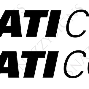 Ducati CORSE Decal Vinyl Sticker Set DucatiCorse Premium