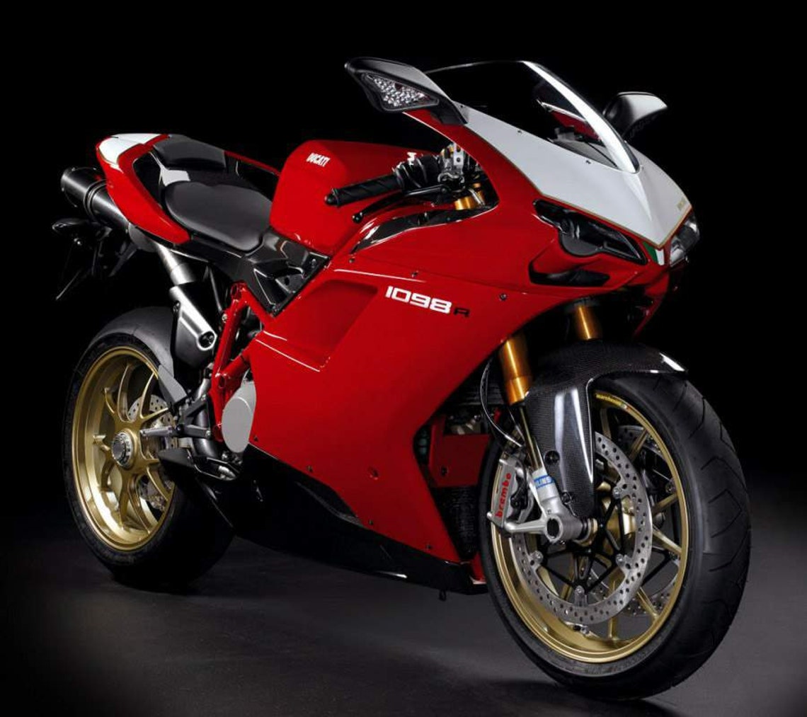 1098 Sticker Ducati 1098 R Decal Vinyl Sticker Set - Etsy