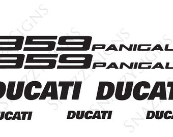 Ducati 959 Panigale Decal Vinyl Sticker Set